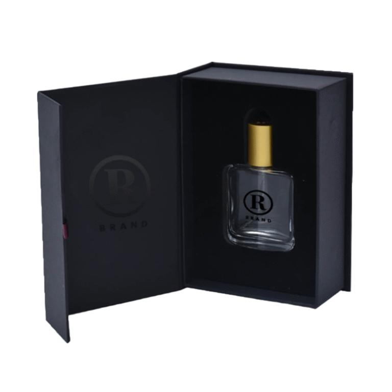 Coffret cadeau de parfum à couvercle rabattable