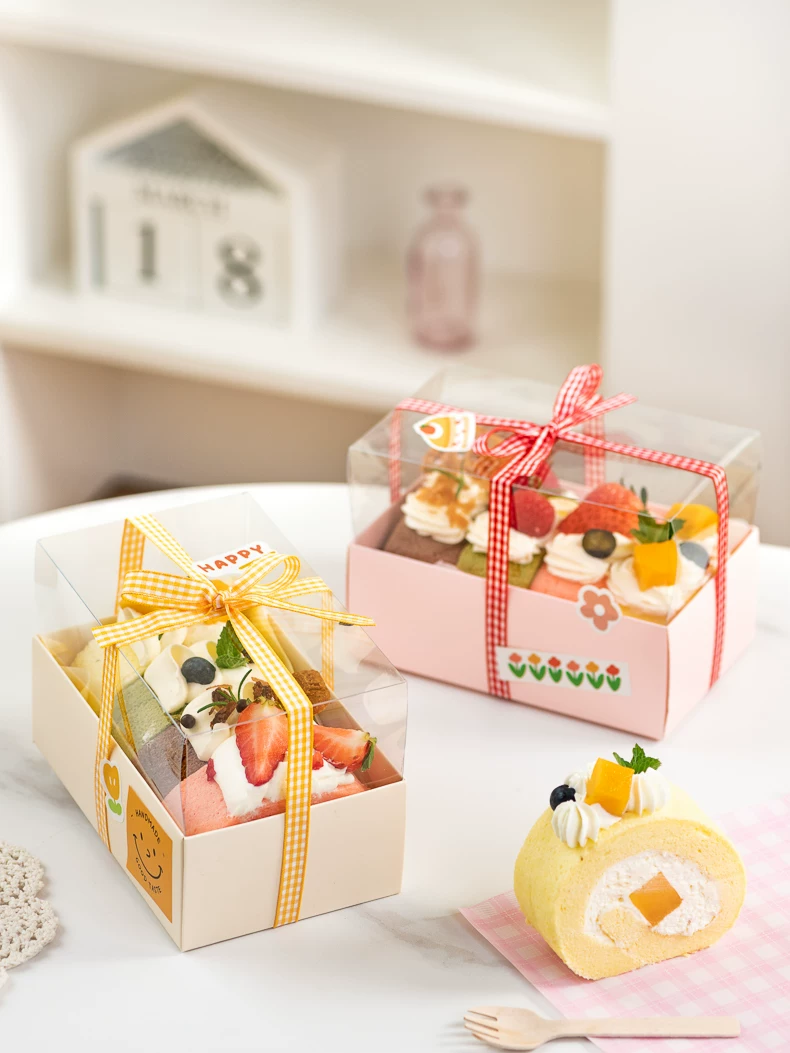 Boîte à gâteau allongée