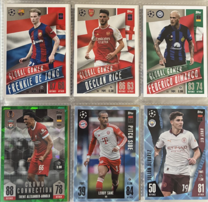 Soccer star card