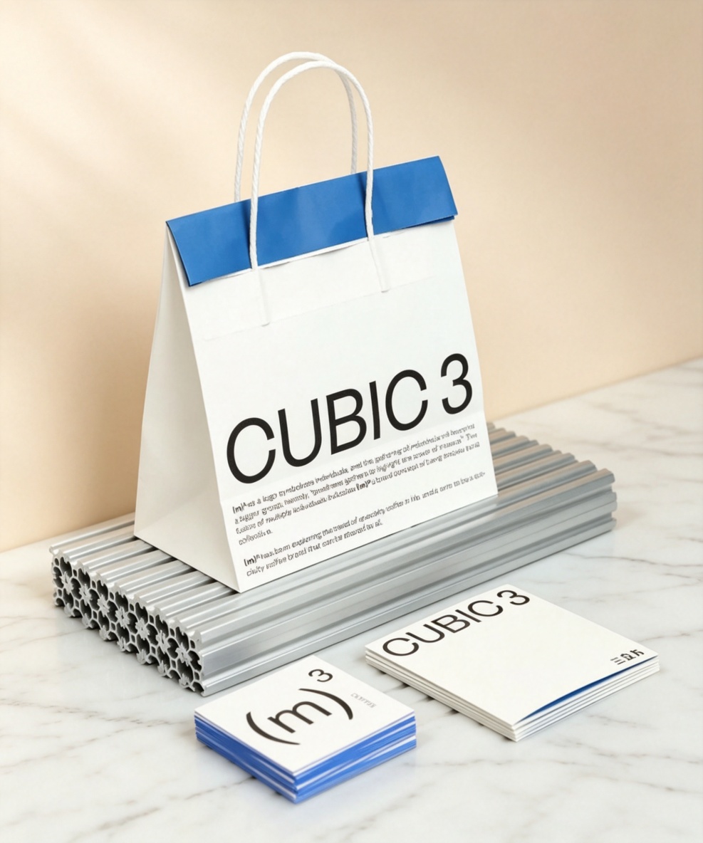 White Kraft Paper Handle Bag