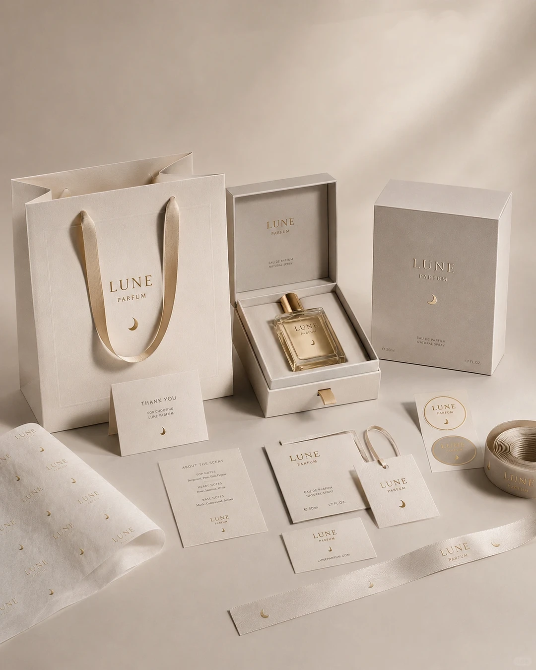 Light Luxury Interactive Flip-Top Perfume Gift Box