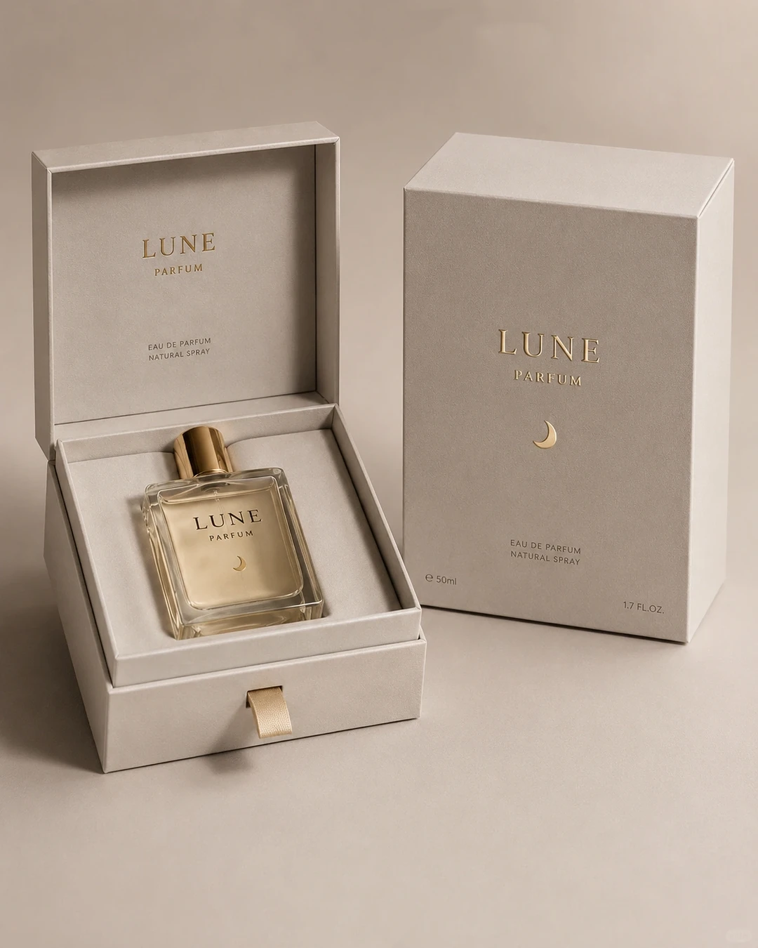 Light Luxury Interactive Flip-Top Perfume Gift Box
