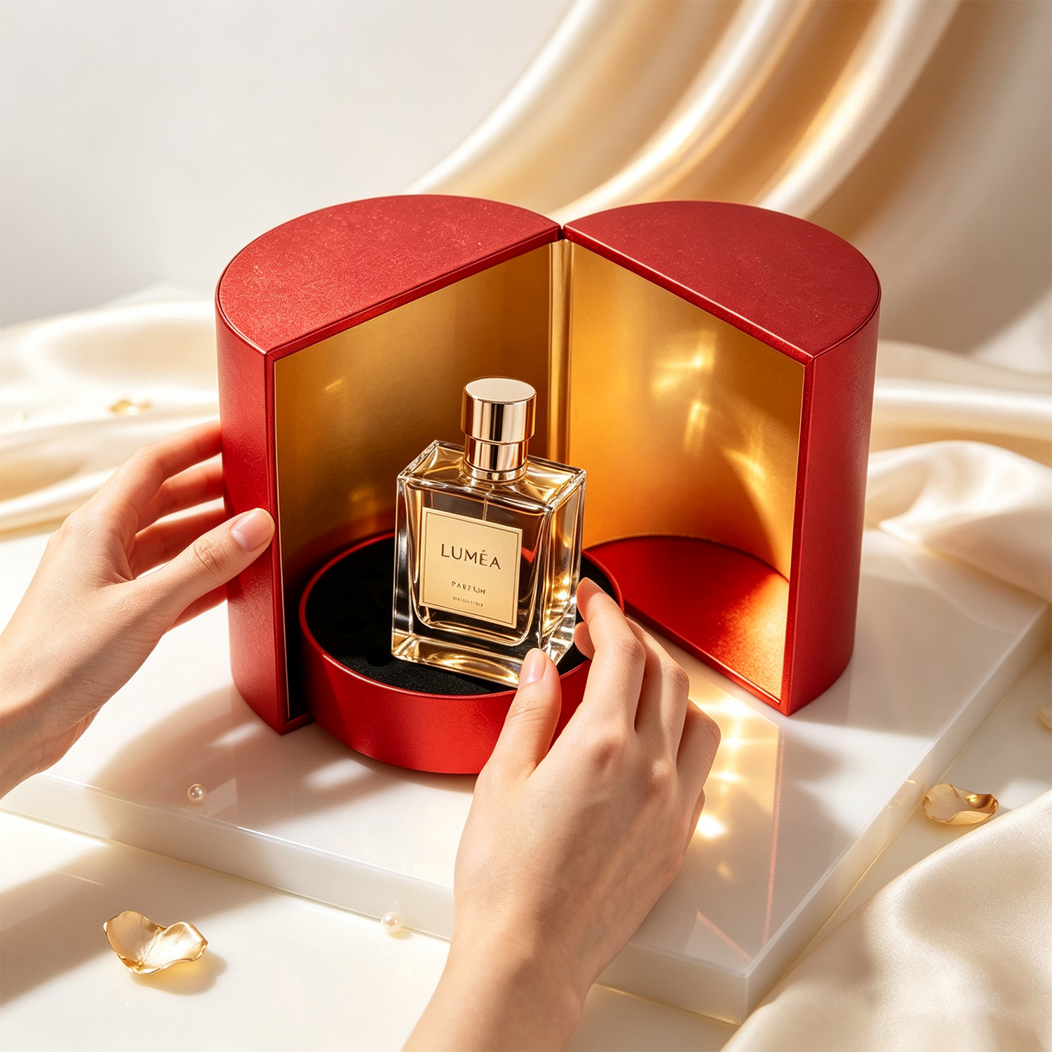Cylindrical Perfume Box