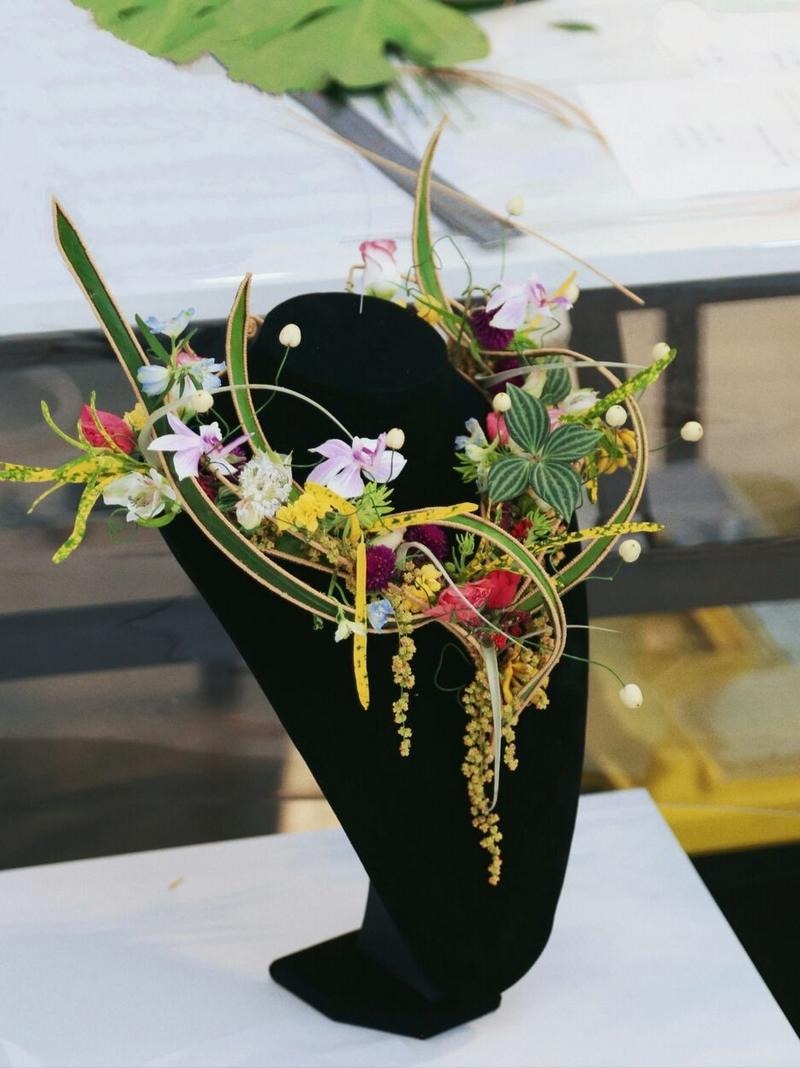 花艺头饰作品