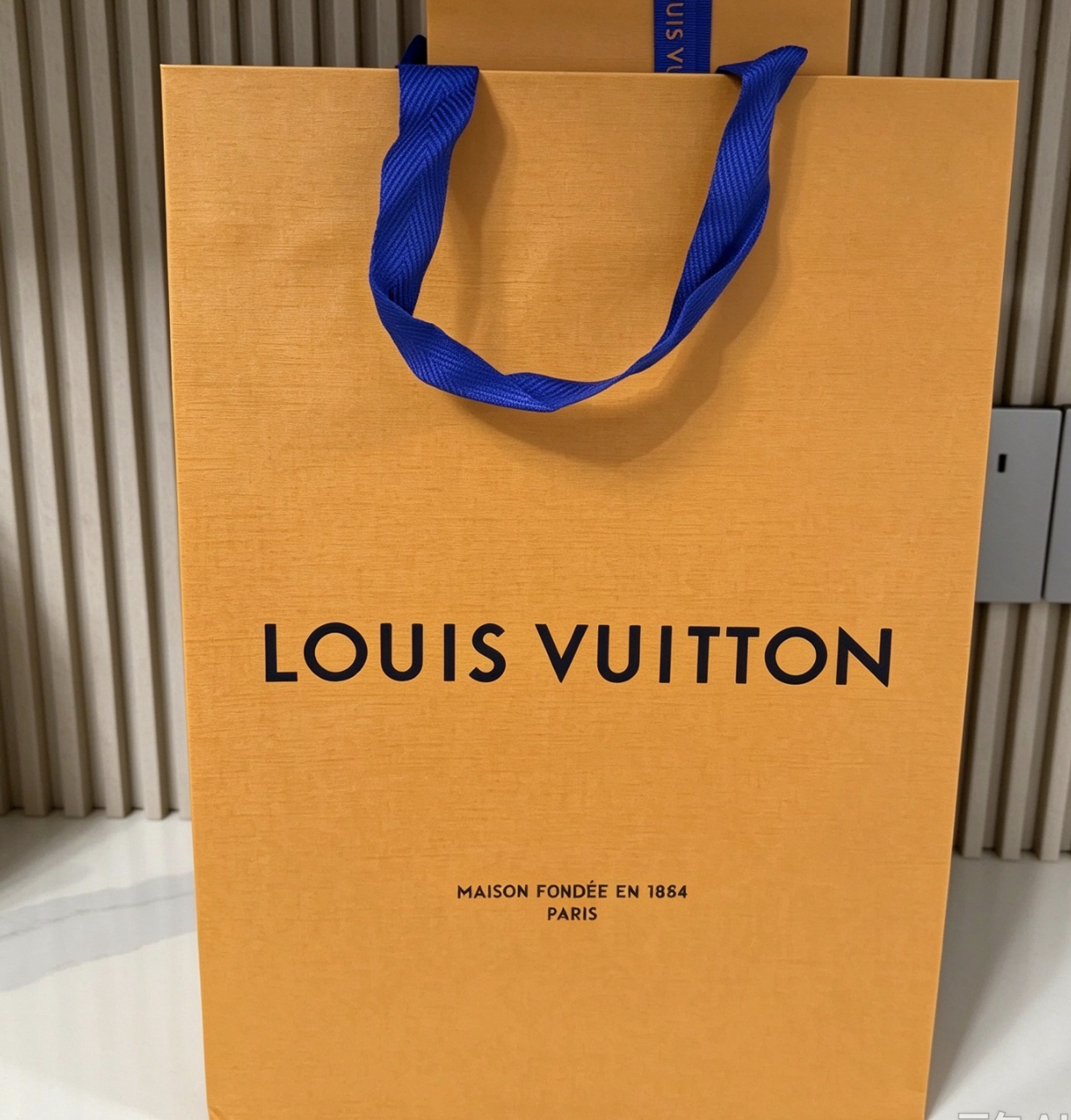 Sac en papier personnalisé avec poignées en ruban uni style luxe abordable, sac shopping horizontal en papier spécial style grande marque, sac cadeau imprimé pour vêtements, maroquinerie et parfum, OEM